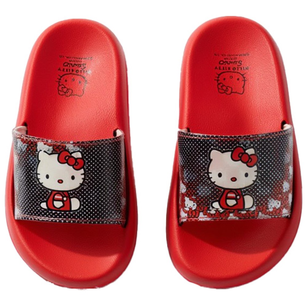 Hello Kitty - Girl's Slip-On Slides - Red