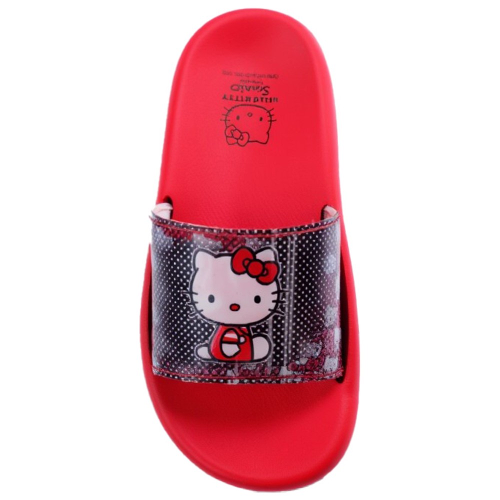 Hello Kitty - Girl's Slip-On Slides - Red