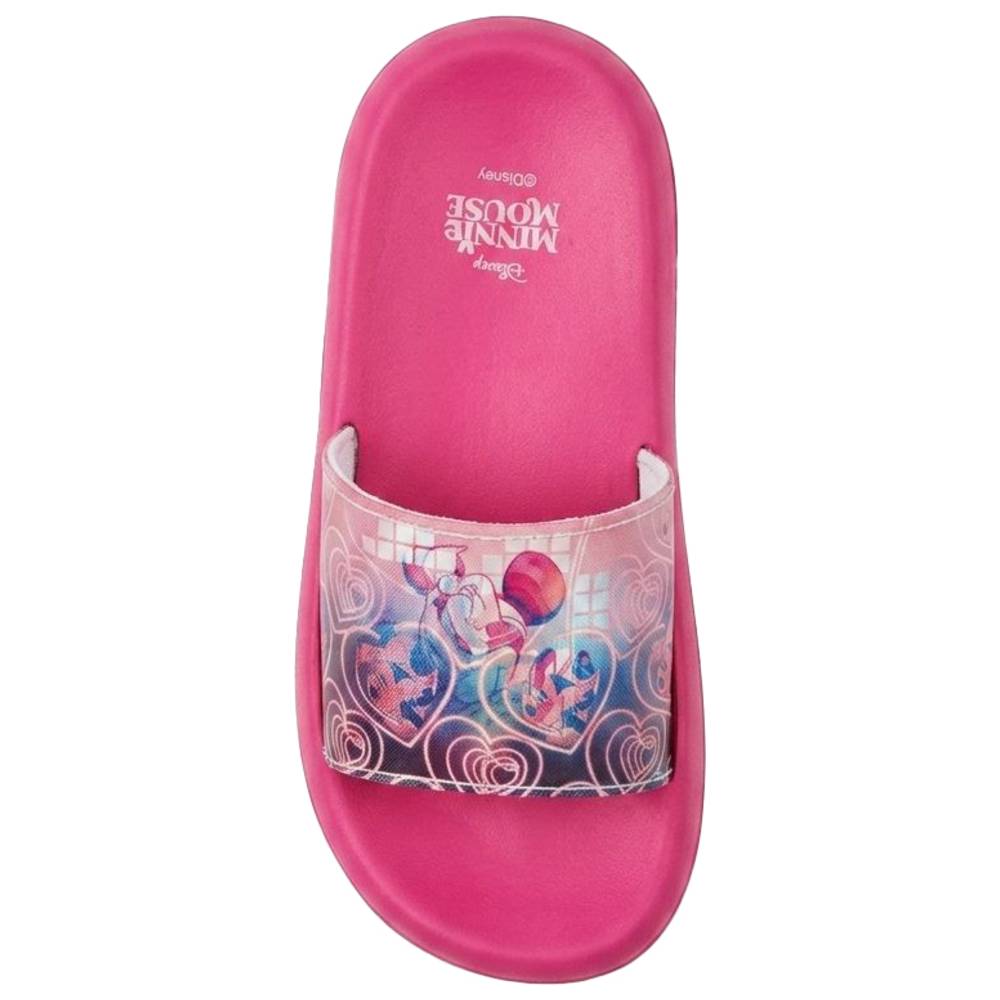 Minnie Mouse - Girl's Slip-On Sliders - Pink
