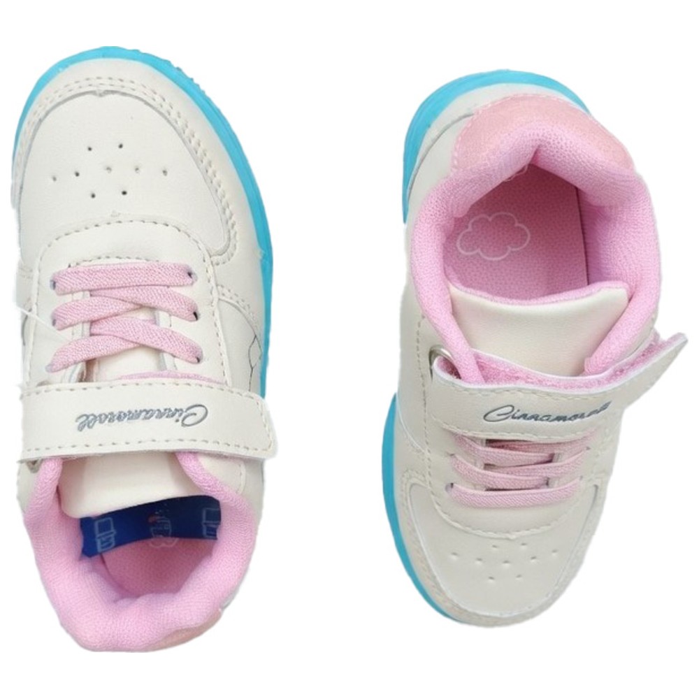 Cinnamoroll - Girl's Hook And Loop Fashion Sneakers - White