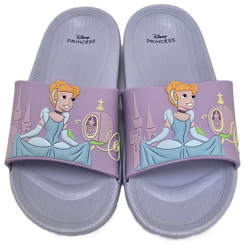 Princess - Girl's Cinderella Slip-On Slides - Purple