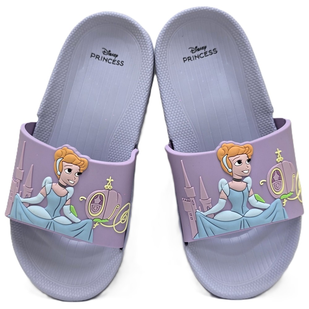 Princess - Girl's Cinderella Slip-On Slides - Purple