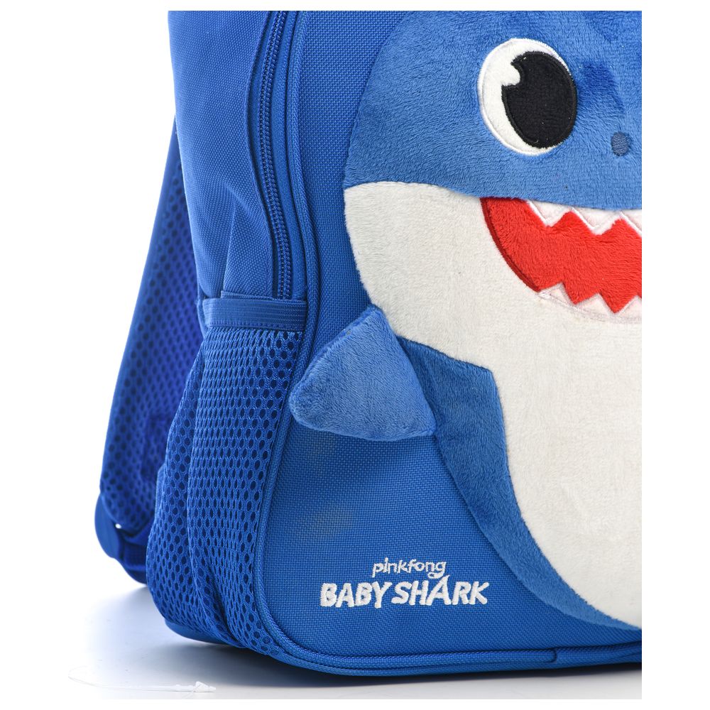 Hollywood Magic - 12-Inch Baby Shark Backpack And Pencilcase - Blue