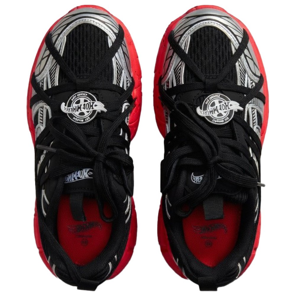 Hot Wheels - Boy's Lace-Up Shoes - Grey/Red