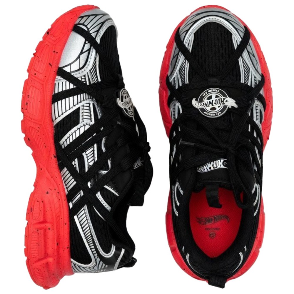Hot Wheels - Boy's Lace-Up Shoes - Grey/Red
