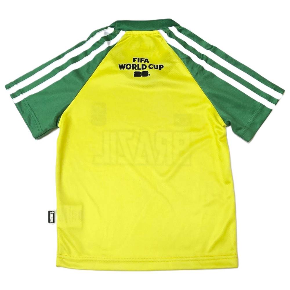 Fifa - Boy's Brazil Printed Sports T-Shirt - Yellow