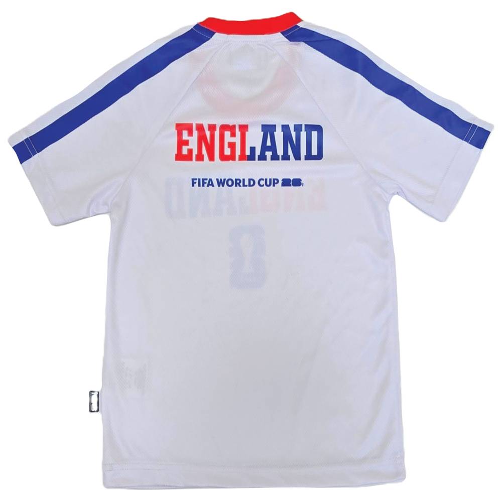 Fifa - Boy's England Printed Short Sleeves Sports T-Shirt - White