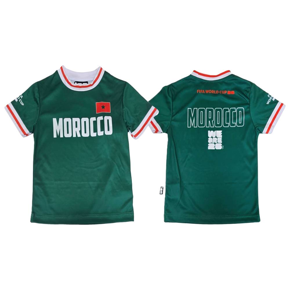 Fifa - Boy's Morocco Printed Sports T-Shirt - Green