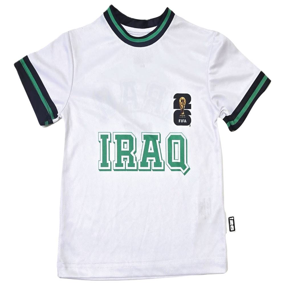 Fifa - Boy's Iraq Printed Sports T-Shirt - White