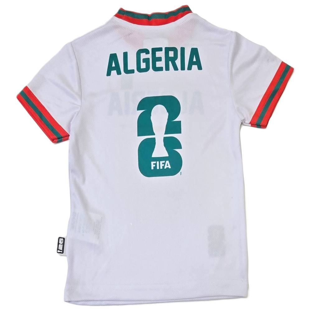 Fifa - Boy's Algeria Printed Sports T-Shirt - White