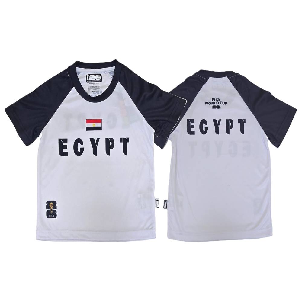 Fifa - Boy's Egypt Printed Sports T-Shirt – White