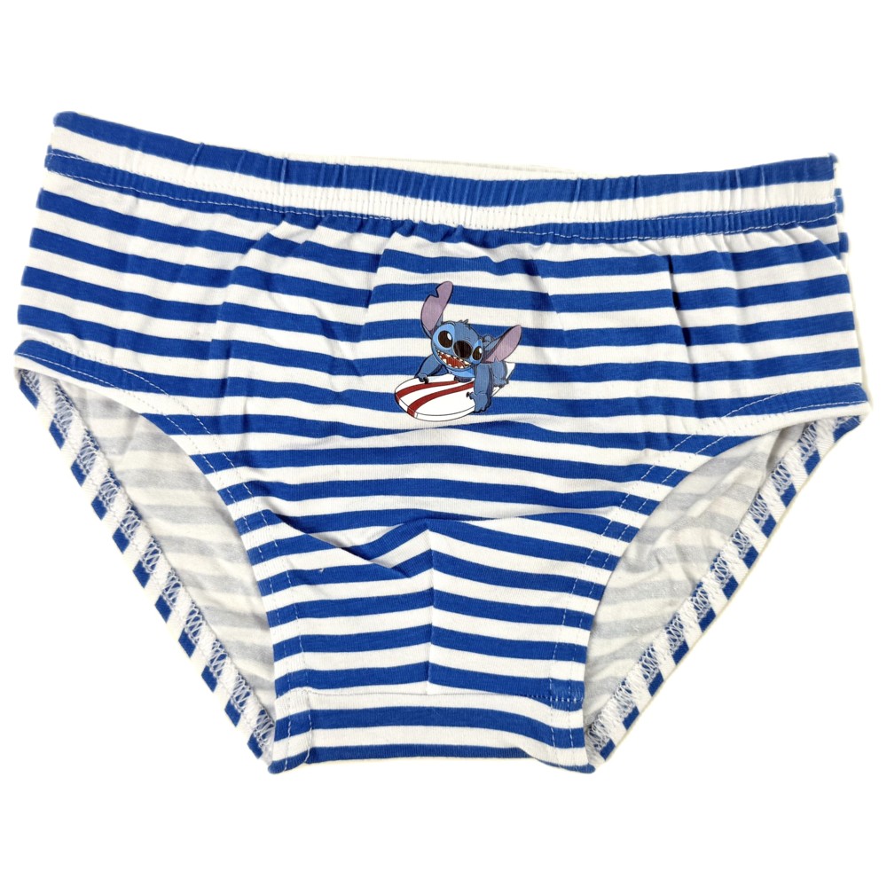 Lilo & Stitch - 3pc-Set - Boy's Printed Briefs - Blue/Grey