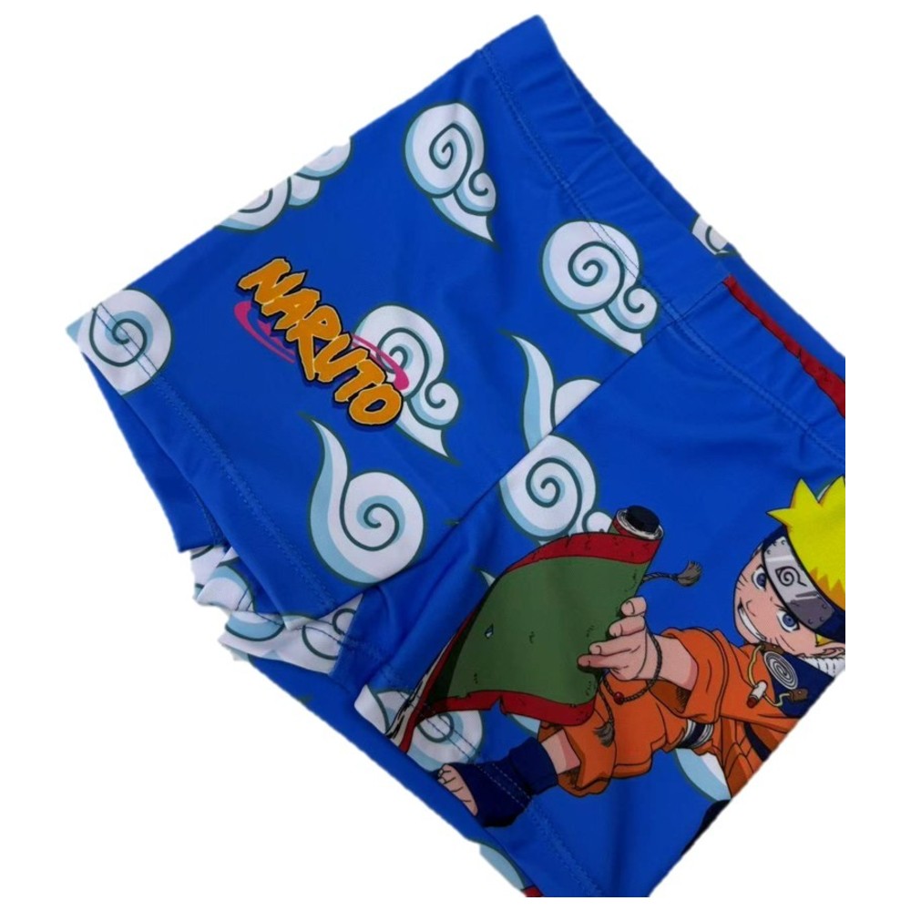 Naruto - Boy's UPF 50 Swim Shorts - Blue