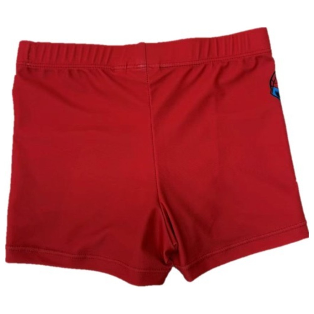 Spiderman - Boy's UPF 50 The Amazing Spider-Man Printed Swim Shorts - Red