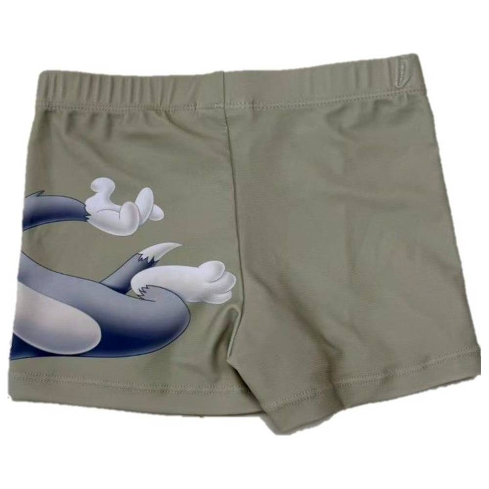 Tom & Jerry - Boy's UPF 50 Printed Swim Shorts - Grey