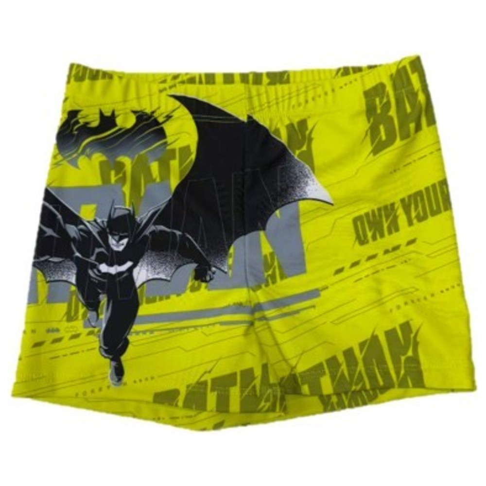 Batman - Boy's UPF 50 Swim Shorts - Yellow
