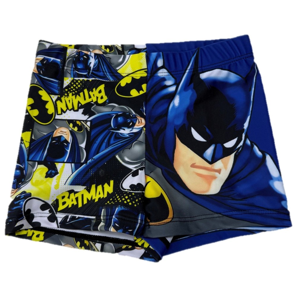 Batman - Boy's UPF 50 Swim Shorts - Blue