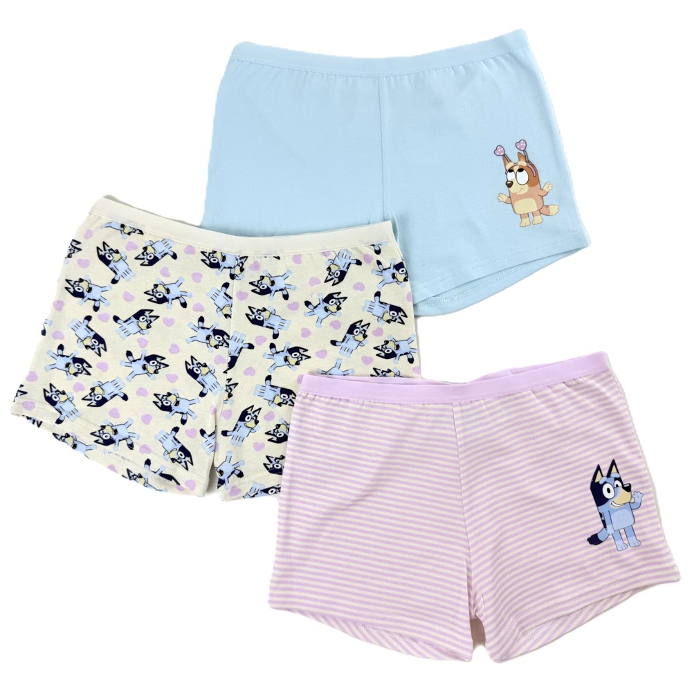 Bluey - 3pc-Set - Girl's Printed Shorts