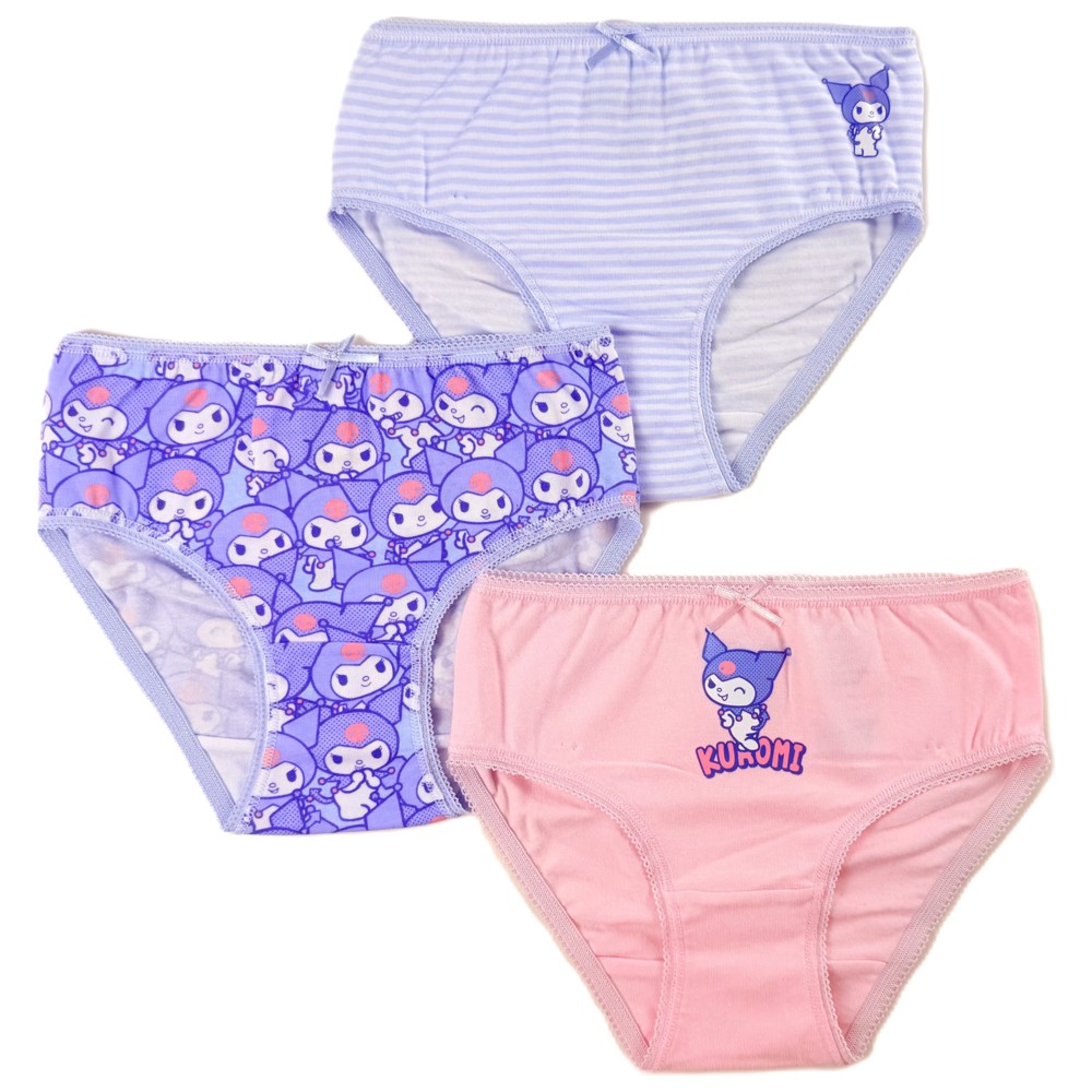 Kuromi - 3pc-Set - Girl's Briefs