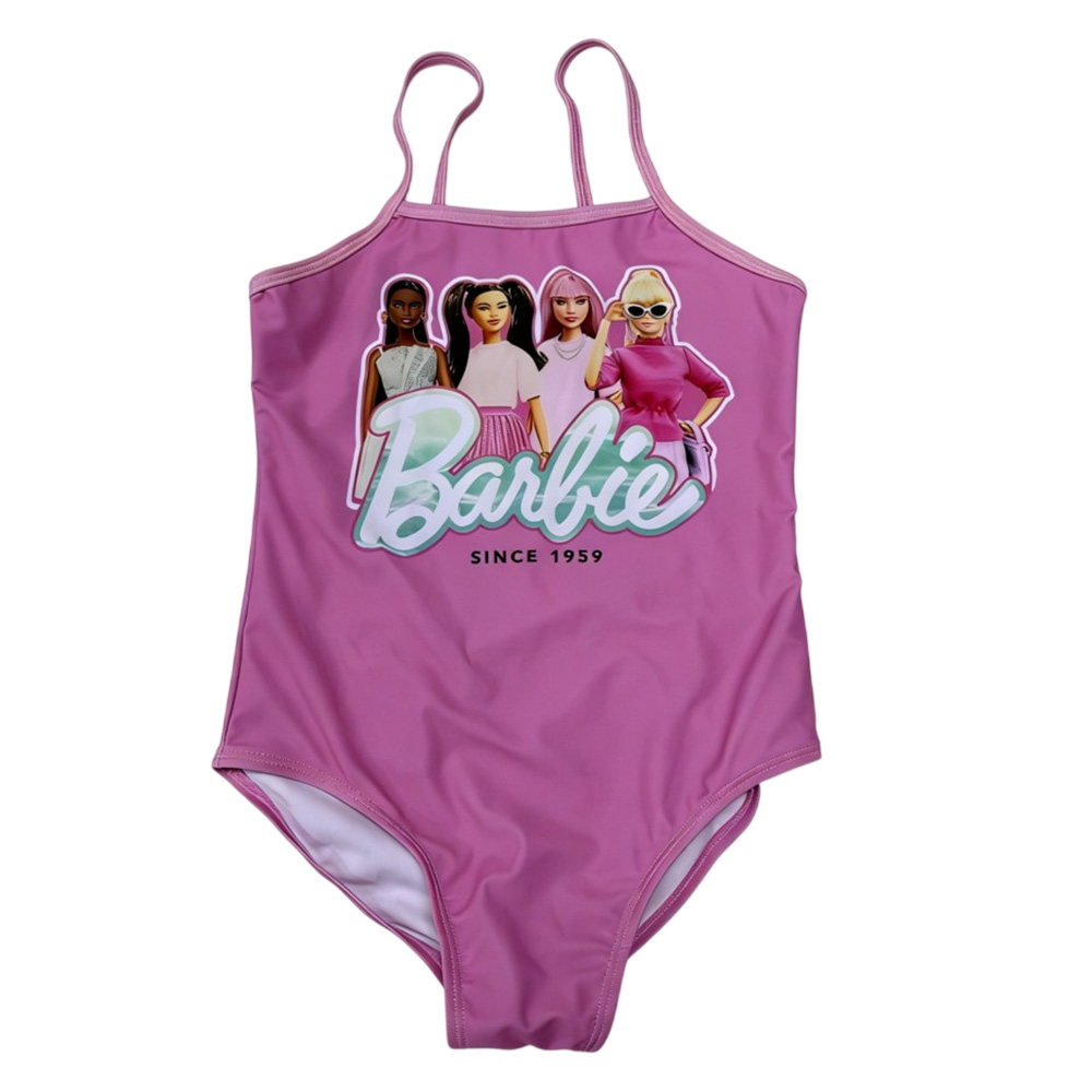 Barbie - Girl's UPF 50 Swimsuit - Fuchsia
