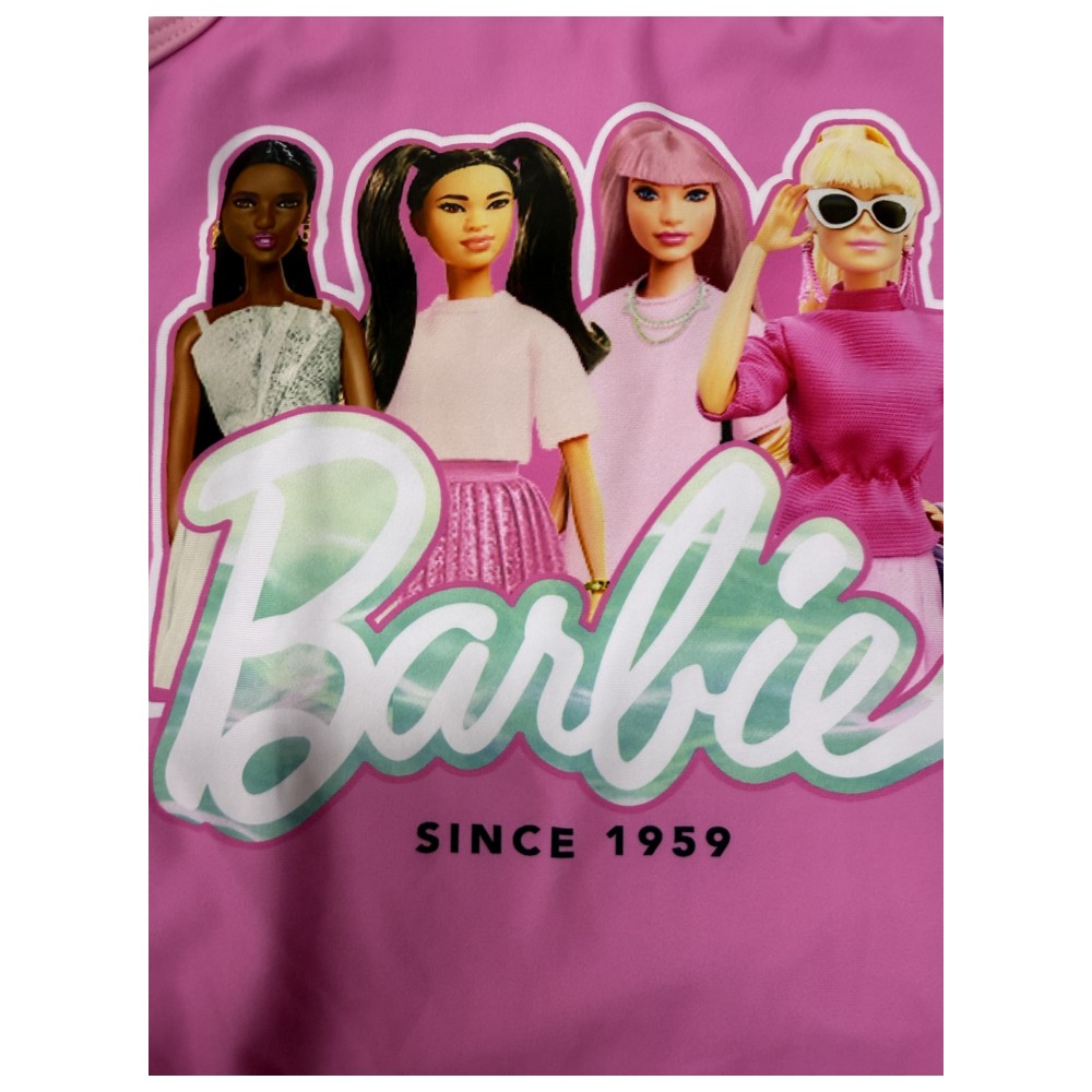 Barbie - Girl's UPF 50 Swimsuit - Fuchsia