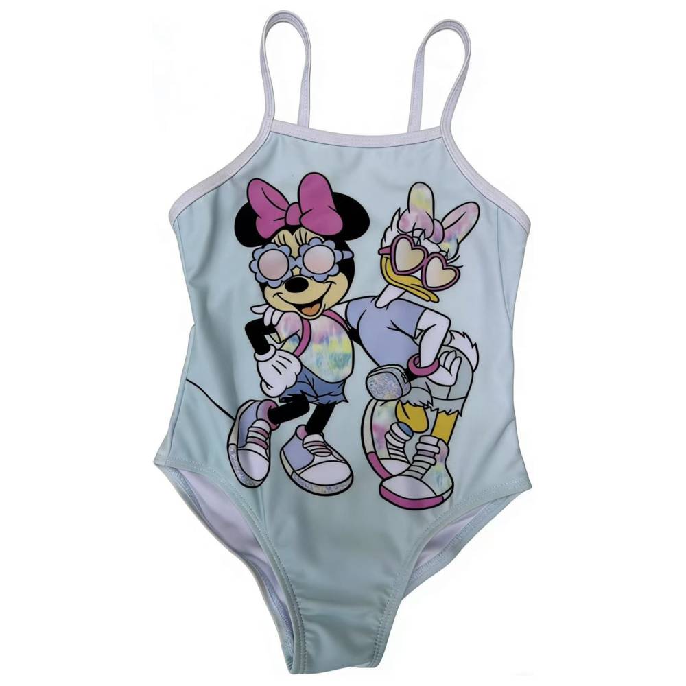 Minnie Mouse - Girl's UPF 50 Minnie And Daisy Printed Swimsuit_8-9Y