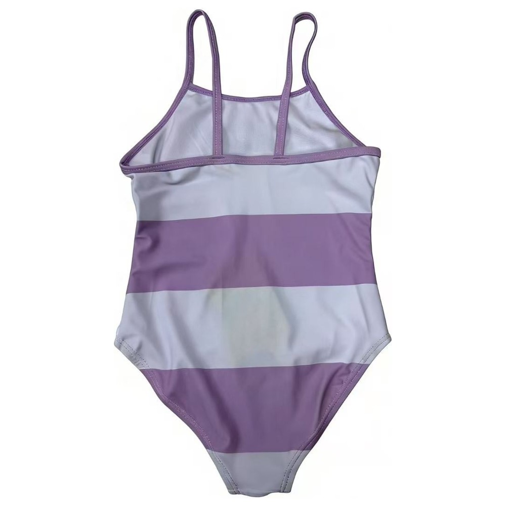 Stitch - Girl's UPF 50 Vacay Mode Printed Swimsuit - Purple