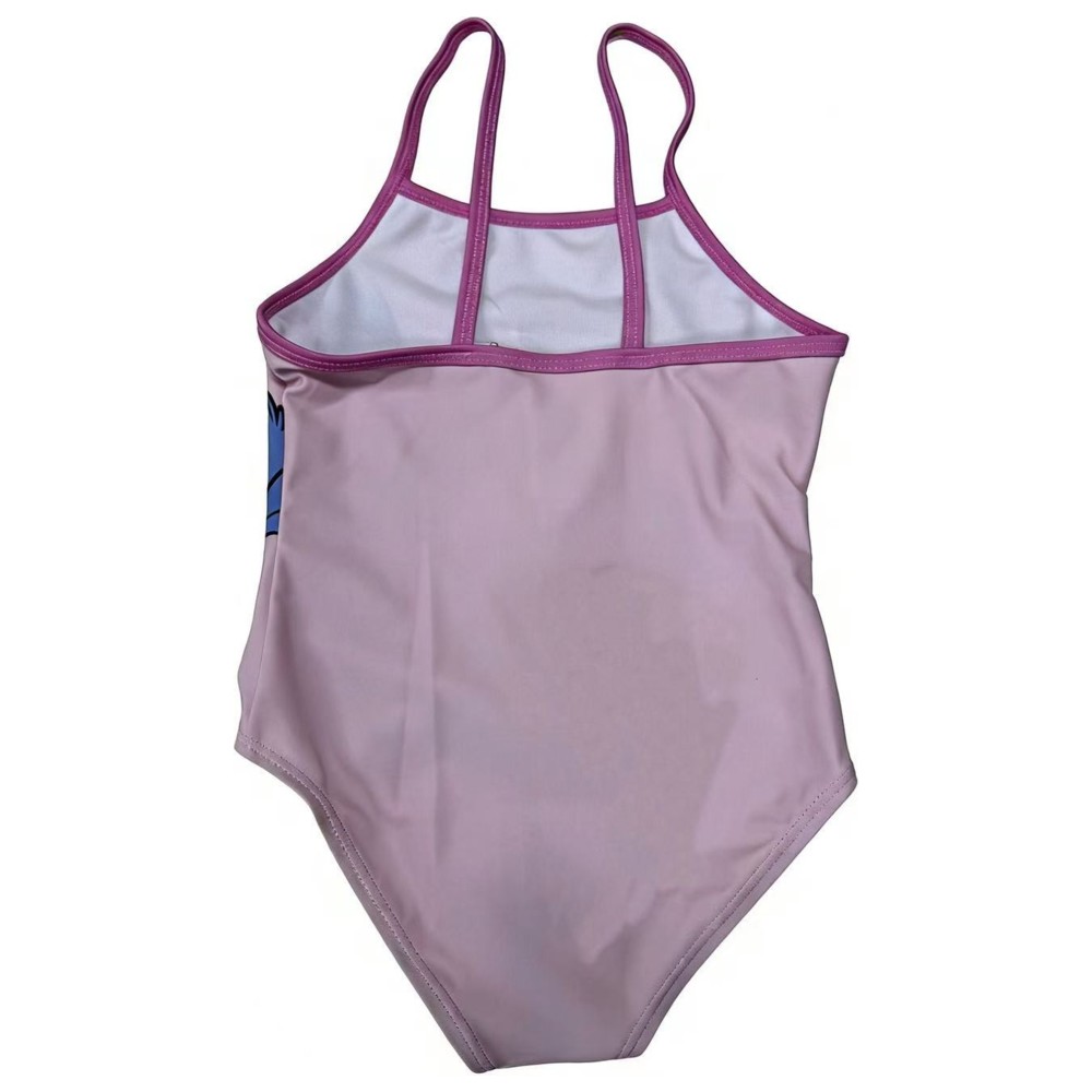 Stitch - Girl's UPF 50 Printed Swimsuit - Purple