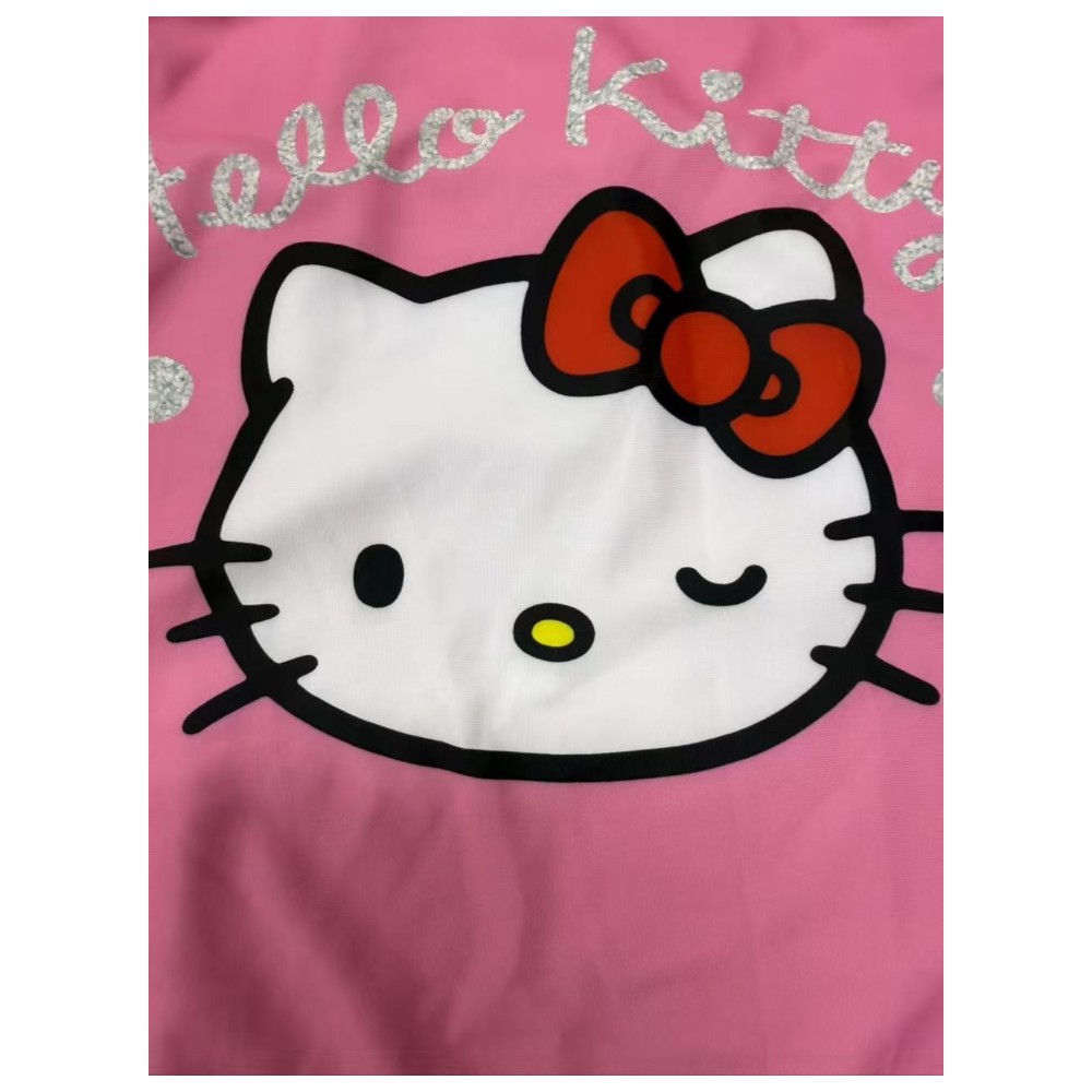 Hello Kitty - Girl's UPF 50 Swimsuit - Pink