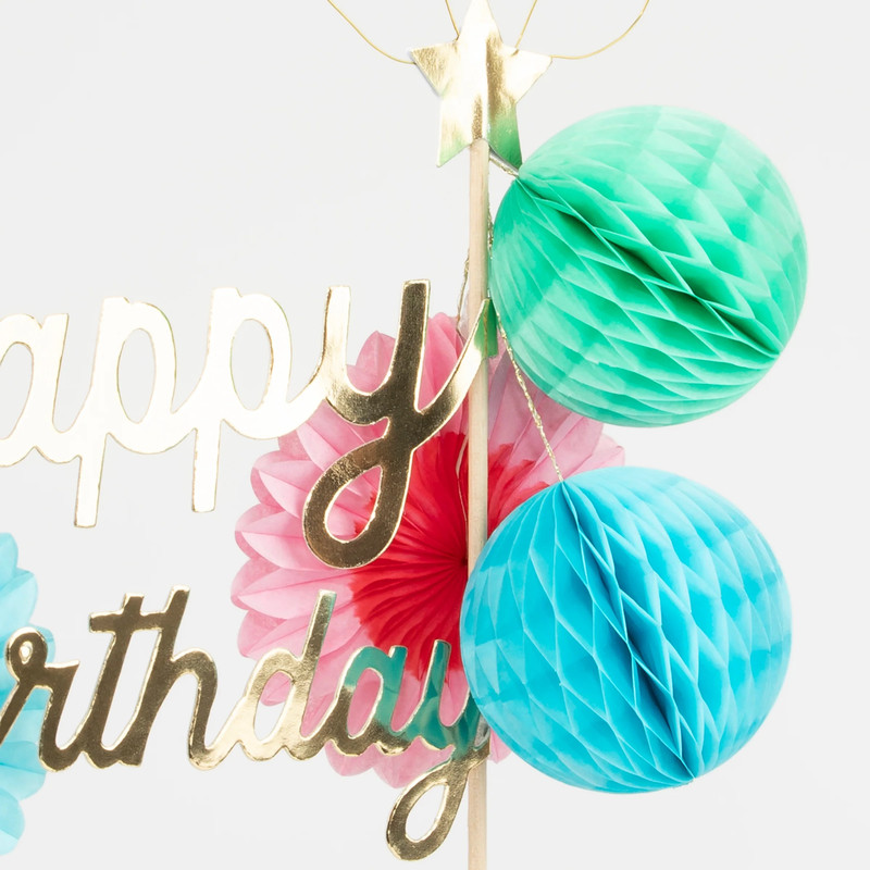 Meri Meri - Happy Birthday Cake Topper