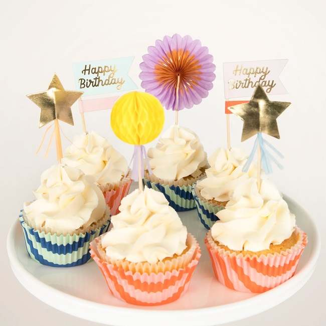 Meri Meri - Stripe Party Cupcake Kit