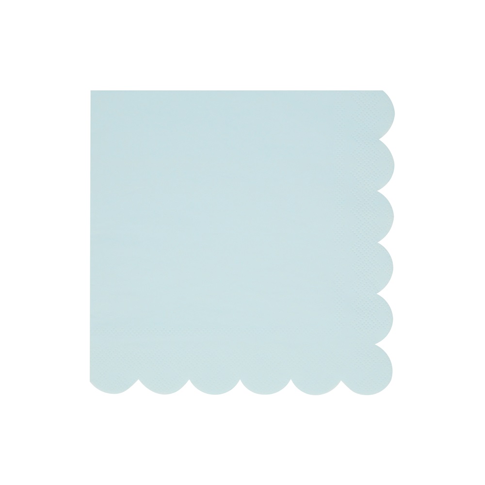 Meri Meri - Summer Sky Blue Large Napkins