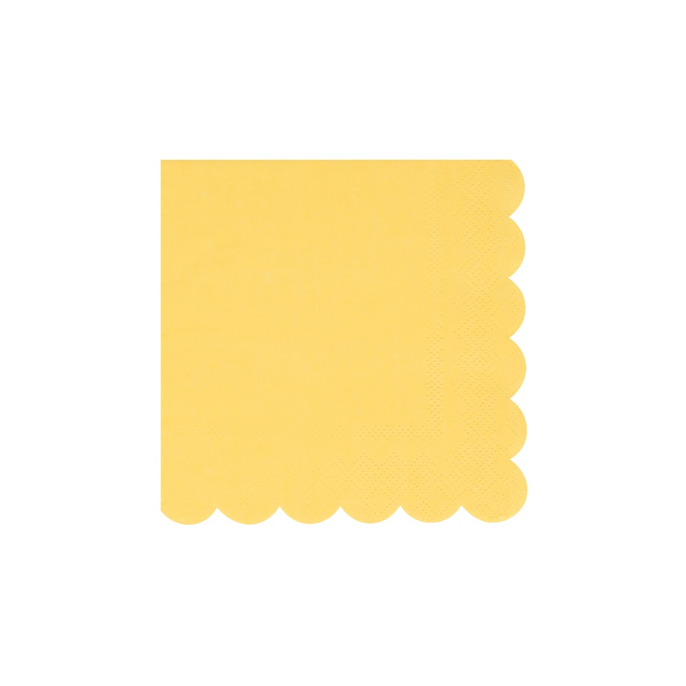 Lemon Sherbet Small Napkins - Thumbnail 2