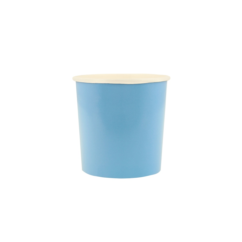 Meri Meri - Tumbler Cups - Cornflower Blue - Pack of 8