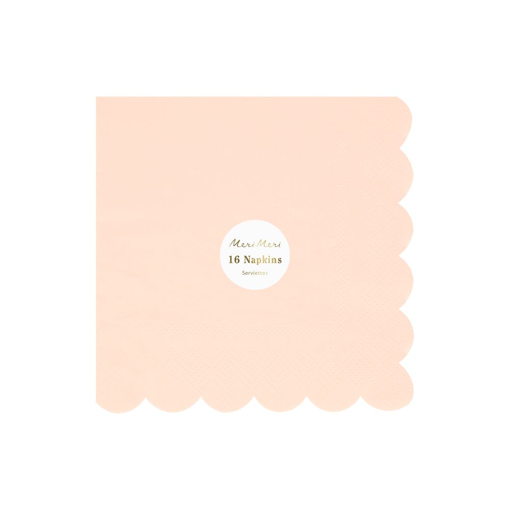 Meri Meri - 3-Ply Ballet Slipper Large Napkins - Pink - 16 Pcs