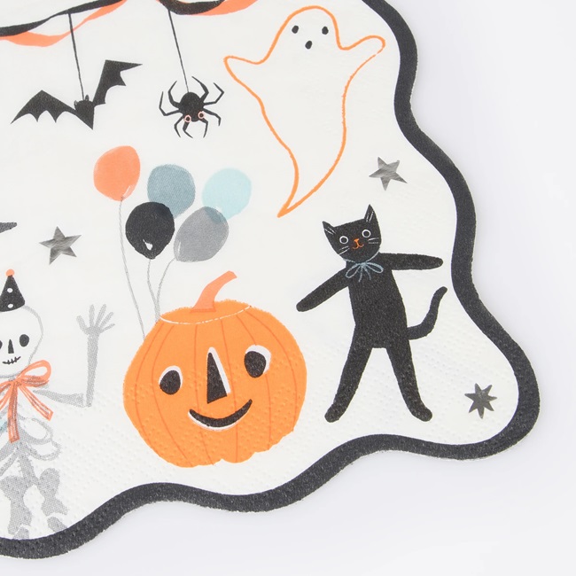 Meri Meri - It's Halloween! Napkins - Large - Pack Of 16