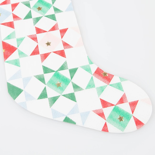Meri Meri Patchwork Stocking Napkins