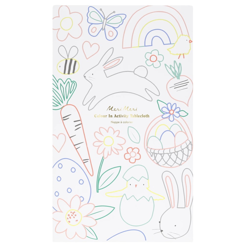 Meri Meri - Easter Colour In Activity Tablecloth