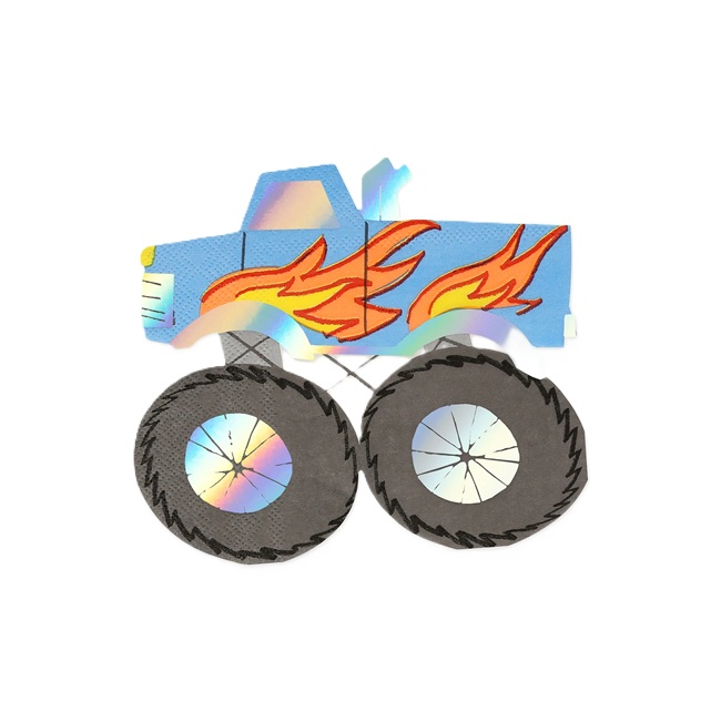 Meri Meri - Monster Truck Napkins