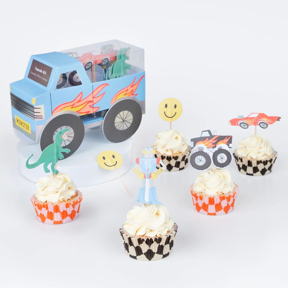 Meri Meri - Monster Truck Cupcake Kit