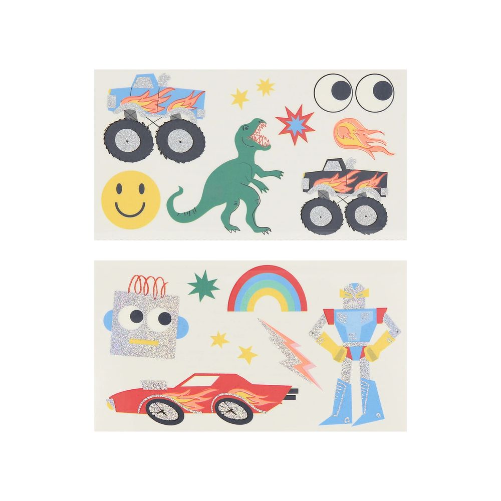 Meri Meri - Toybox Icon Temporary Tattoos