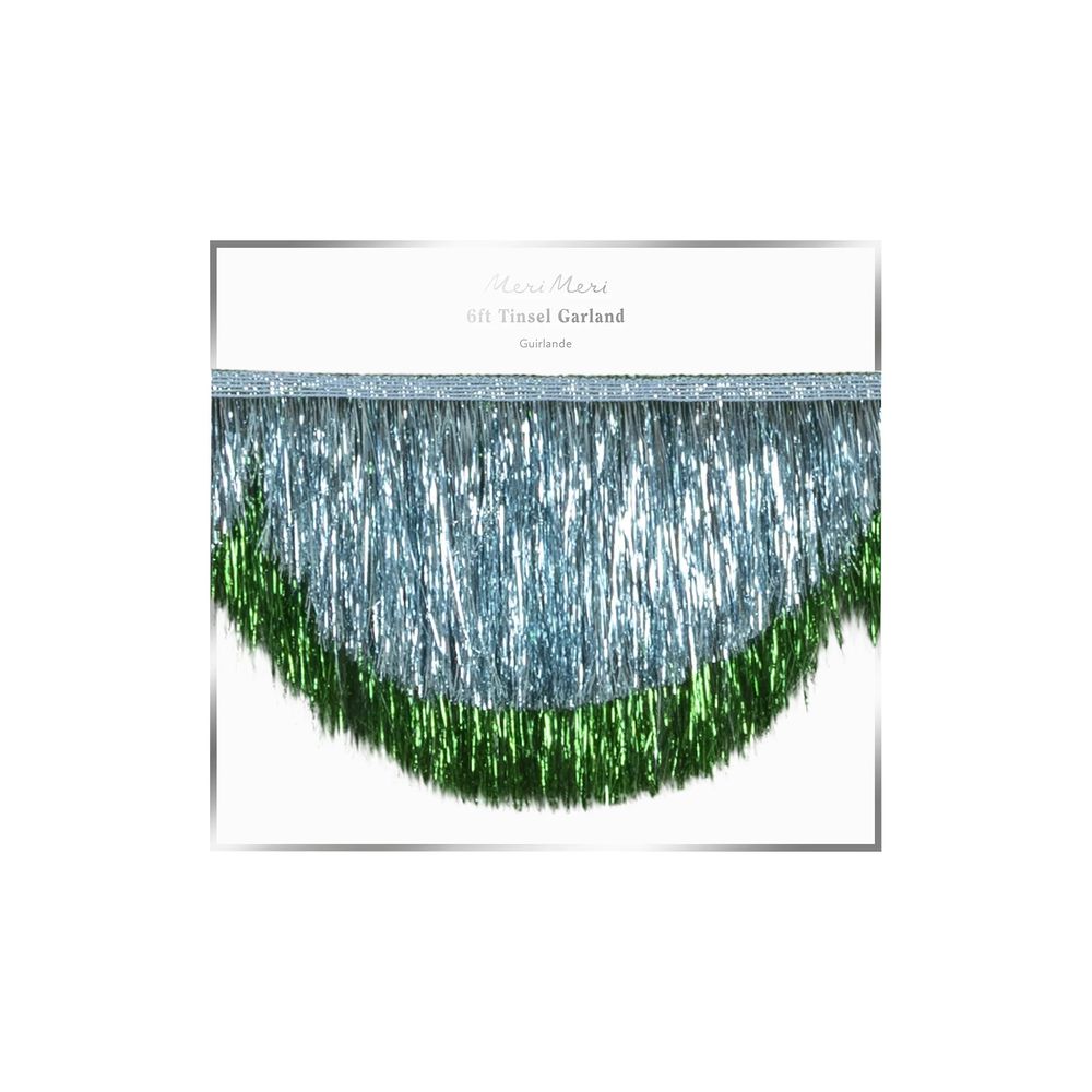 Meri Meri Tinsel Scallop Garland - 6 ft
