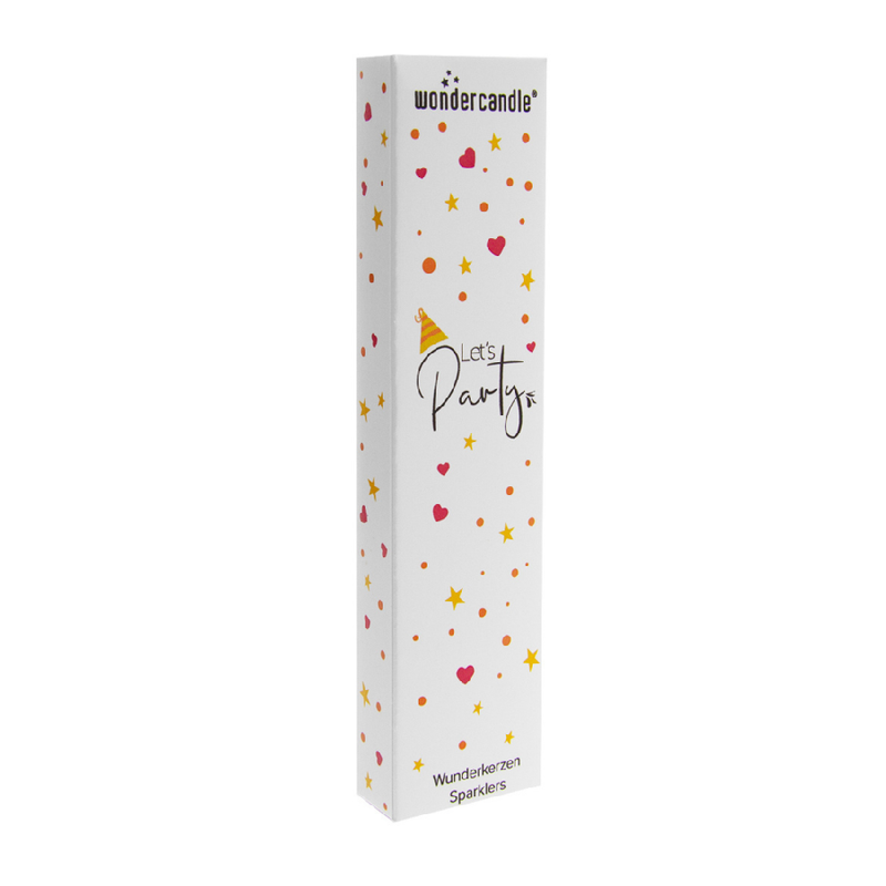 Wondercandle - Let's Party Sparkler Candle - Pack Of 40 - Gold