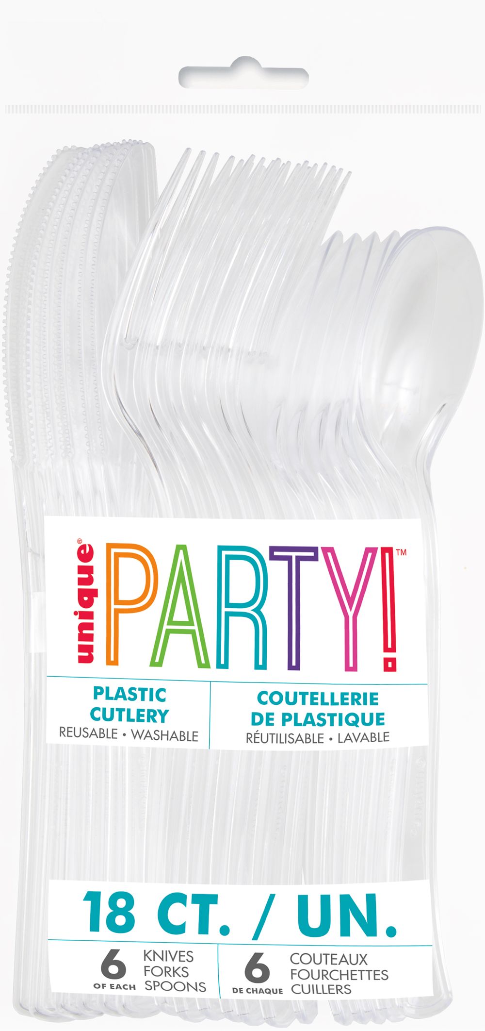 Unique - Clear Cutlery