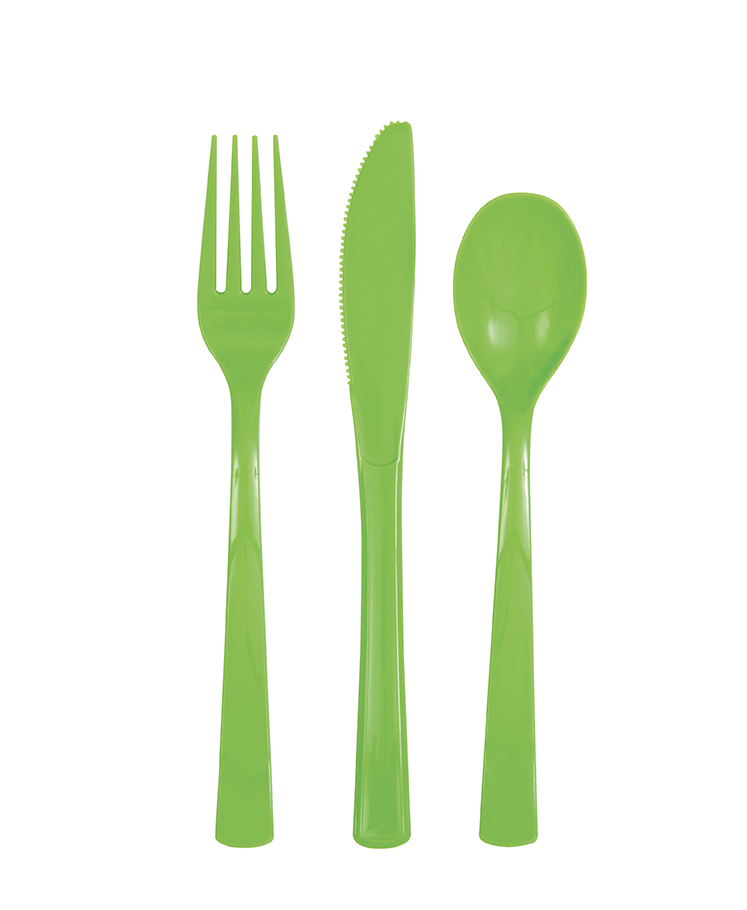 Unique - Lime Green Cutlery