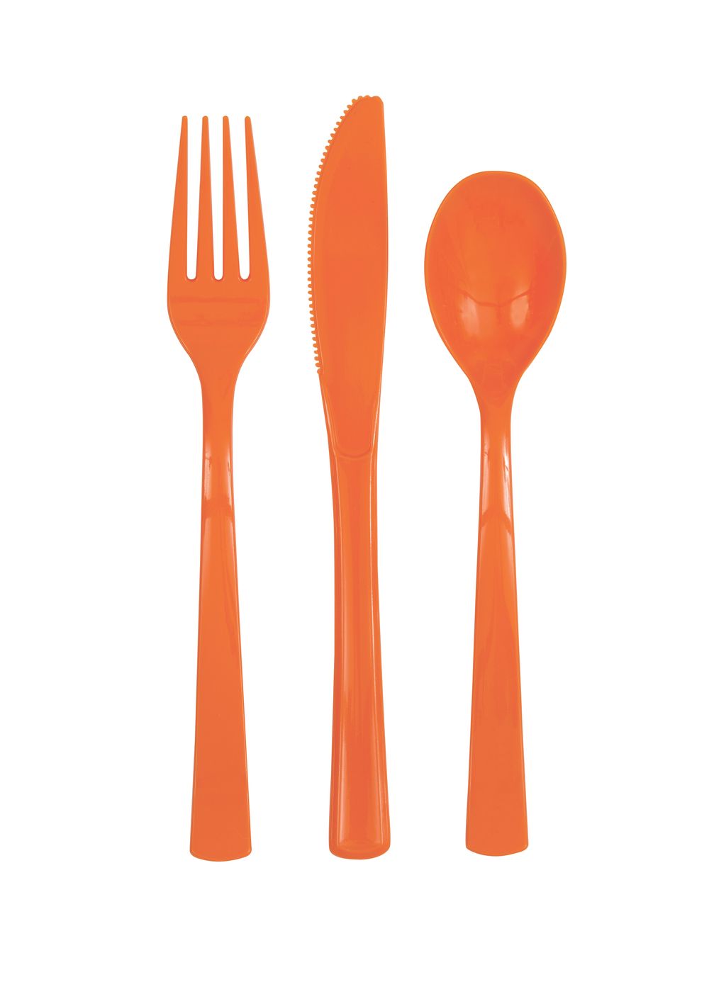 Unique - Pumpkin Orange Cutlery