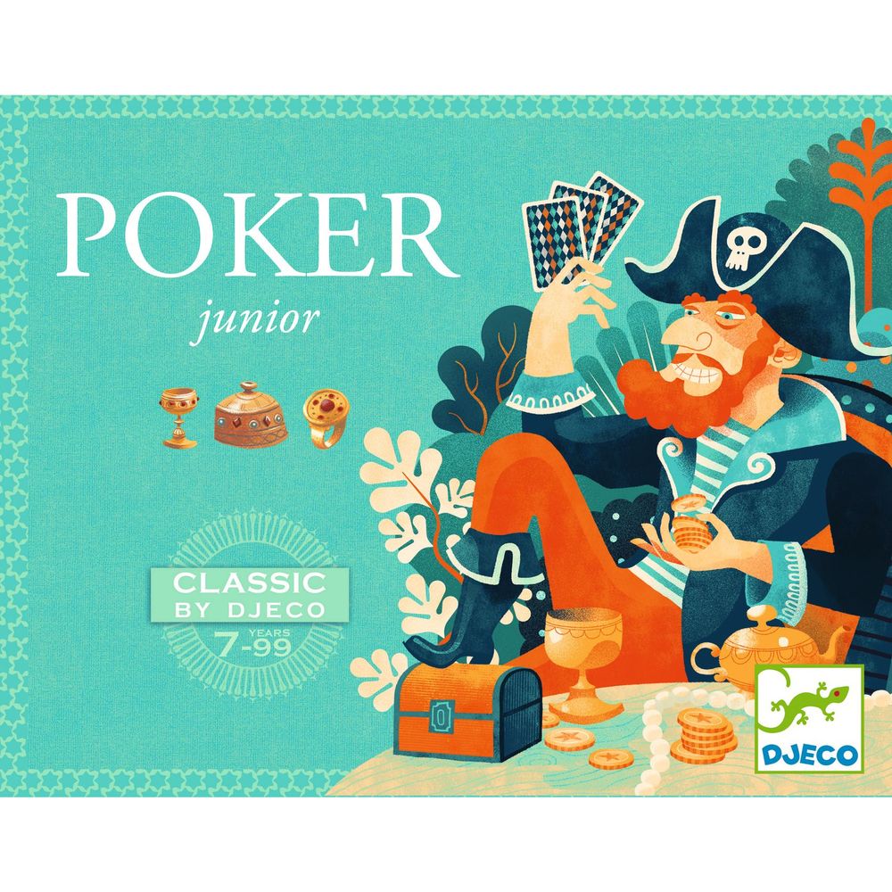 Djeco - Poker Junior - 105 Pc Set