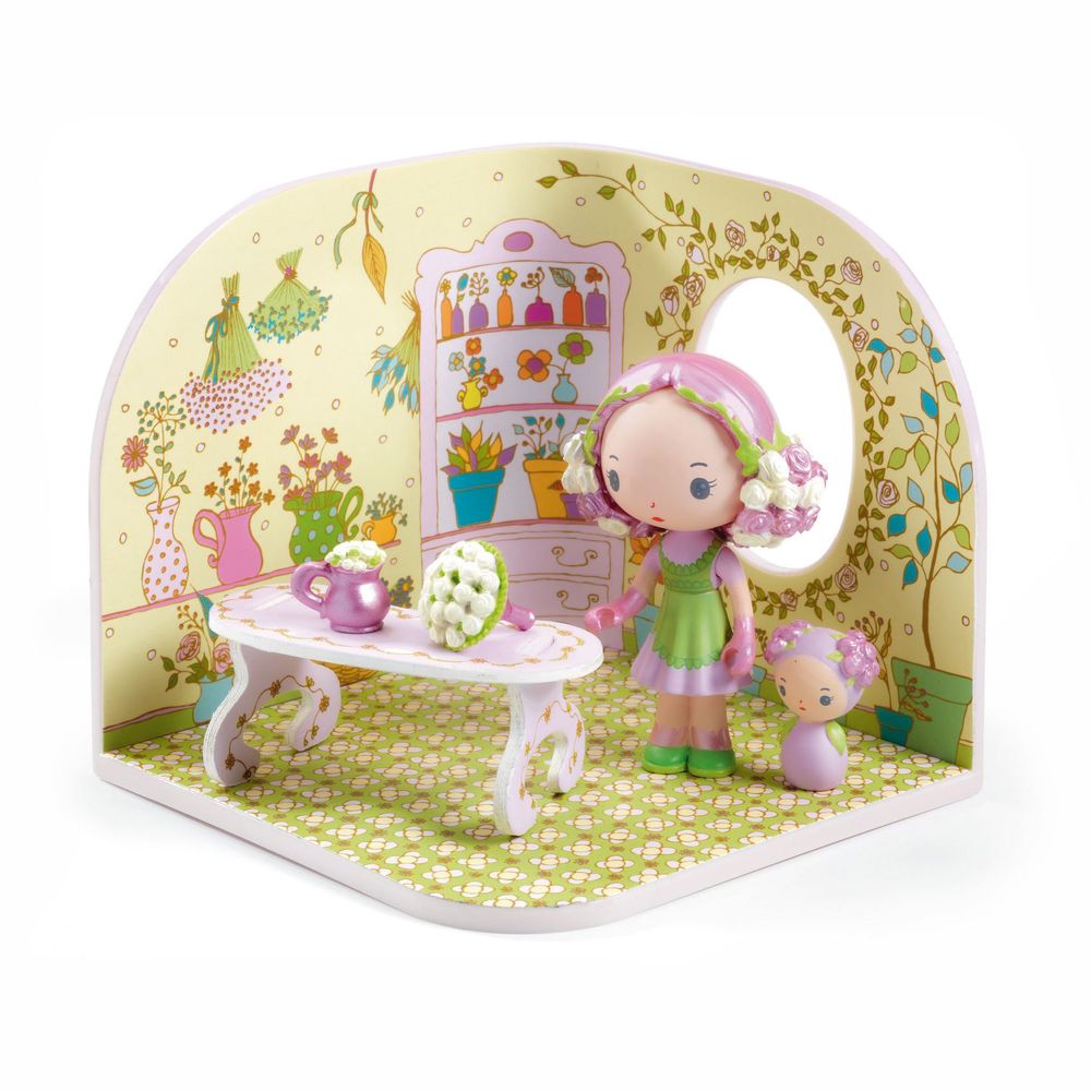Djeco - Rosalie Tinyshop Tinyly Figures - 5 Pc Set
