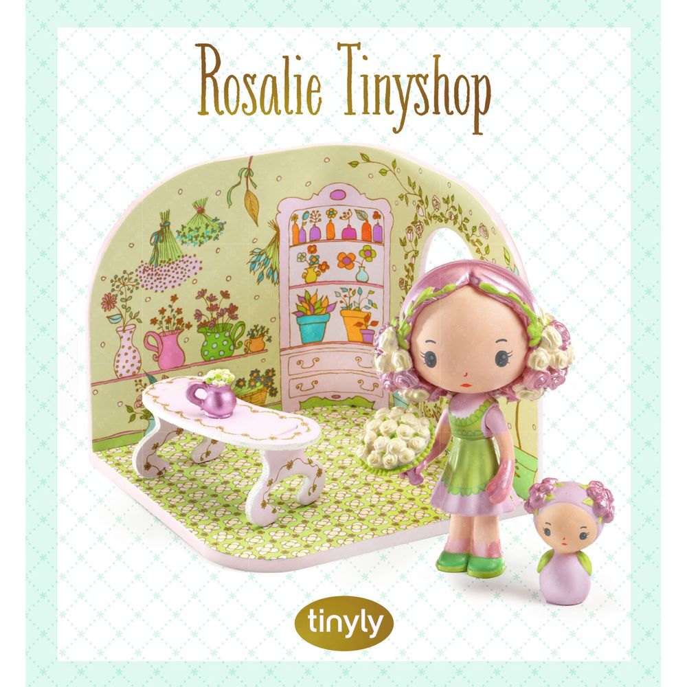 Djeco - Rosalie Tinyshop Tinyly Figures - 5 Pc Set