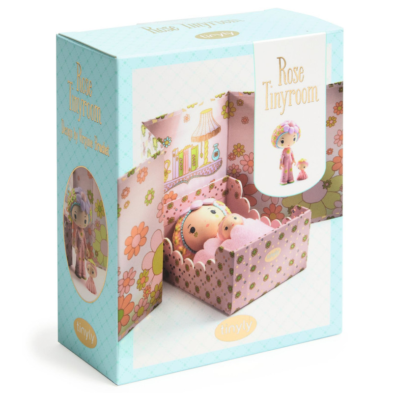Djeco - Rose Tinyroom Tinyly Figures - 6 Pcs